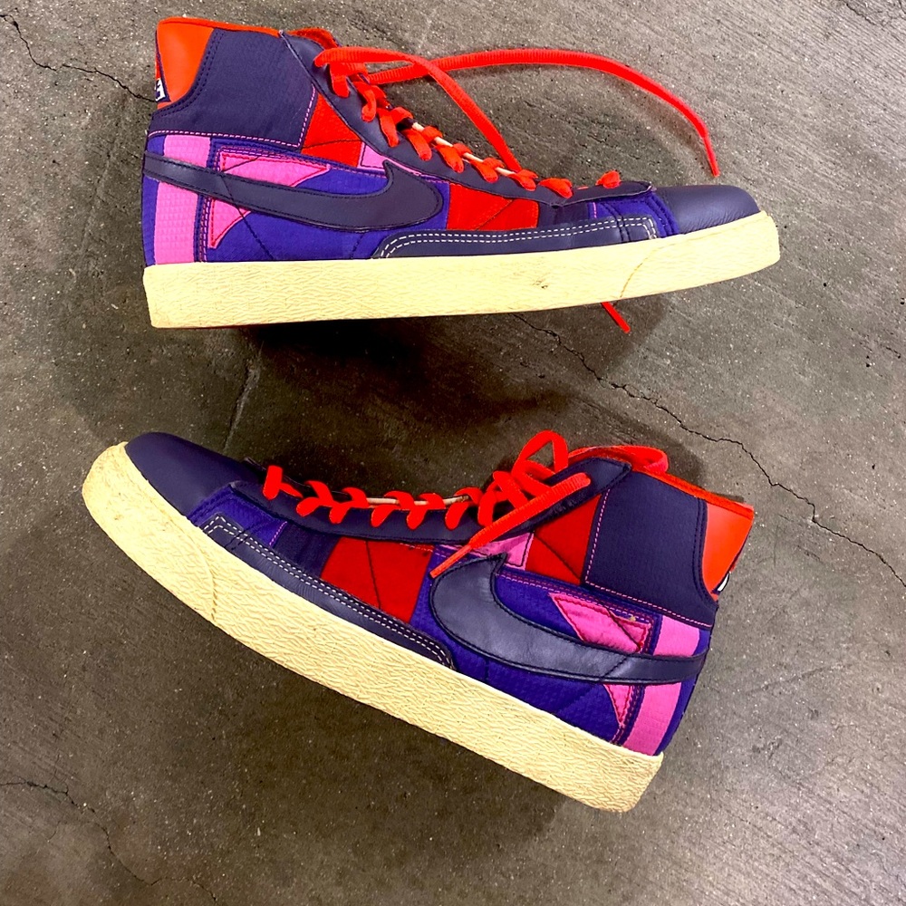 Nike Blazer Mid Premium Size 10 316959-551 Abyss Pink Fire Dragon Rare